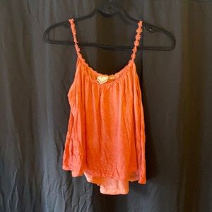 Flowy top with flower straps